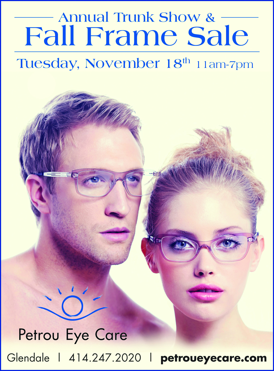 Fall Frame Sale and Trunk Show - trunkad2014Moct